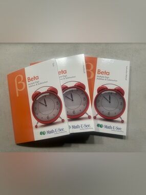 Math-U-See Beta Instruction & Test Pack - Orange & White